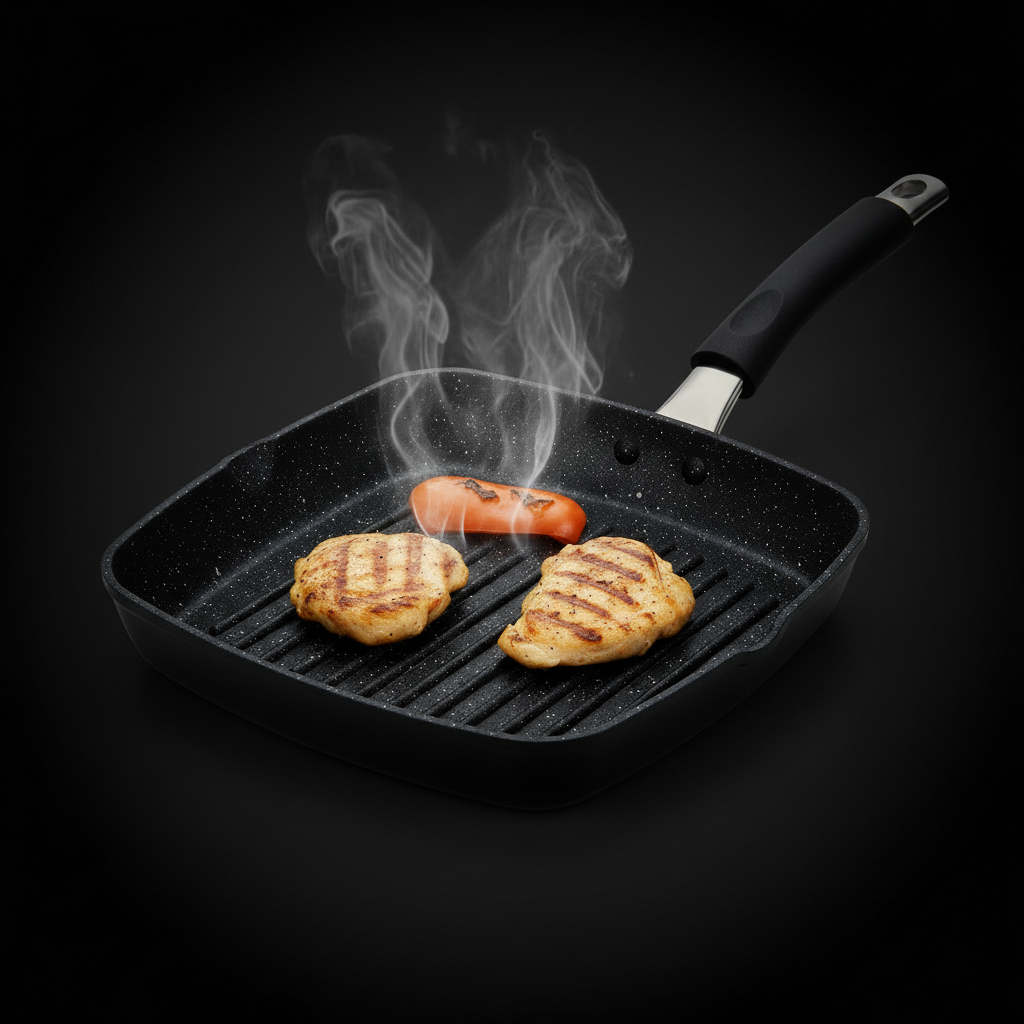 Premium Stone Coating Grill Pan