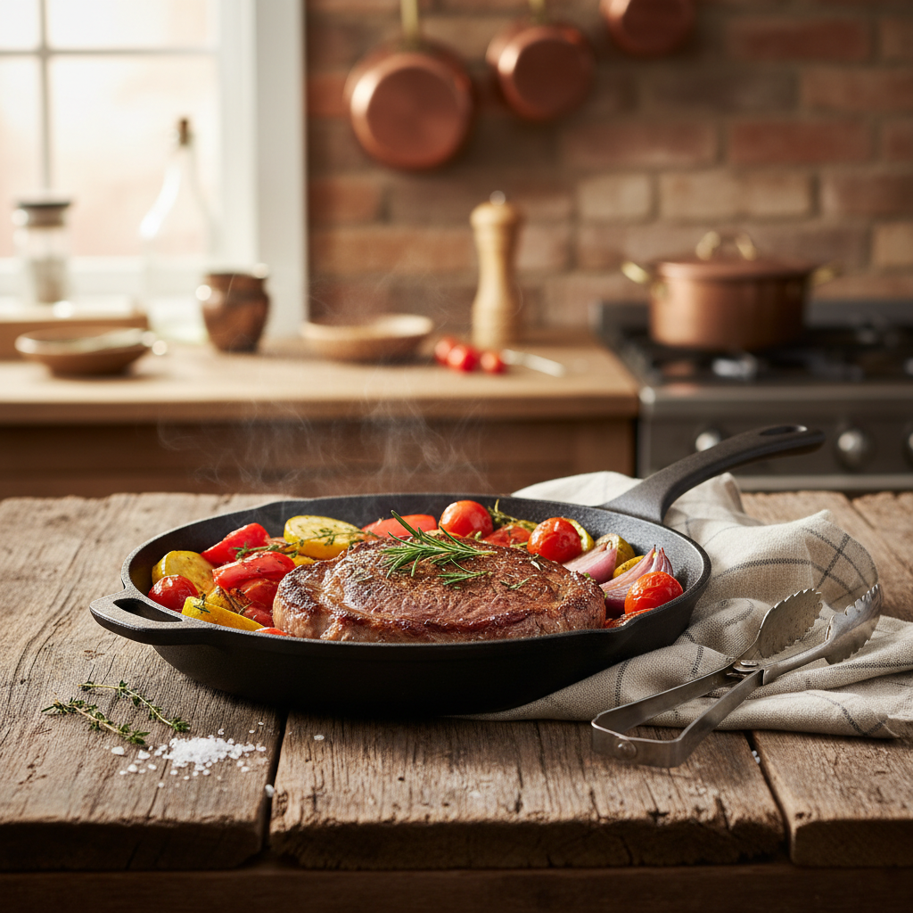 Cast Iron Frypan 10-Inch