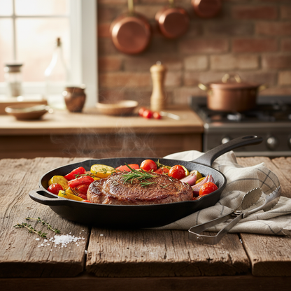 Cast Iron Frypan 10-Inch