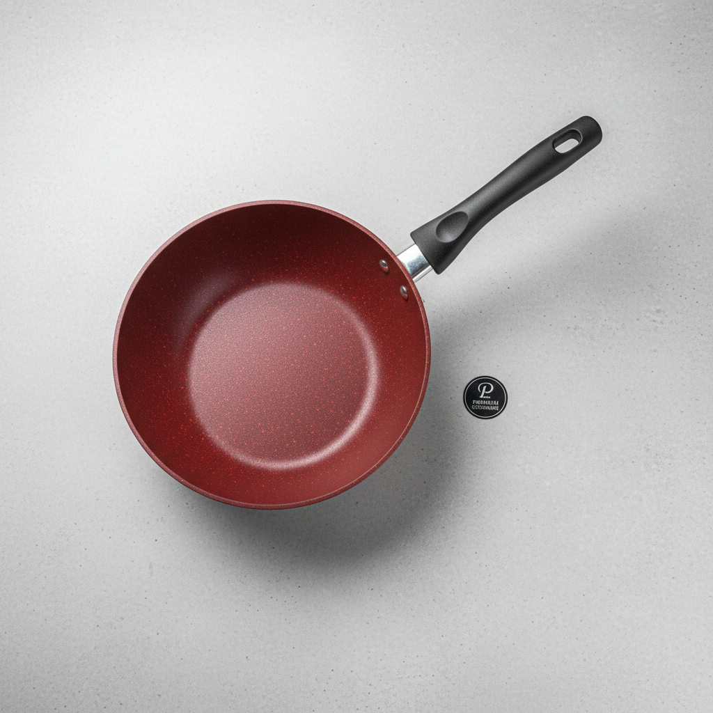 WokCraft Stone Series Deep Wok in red color variant