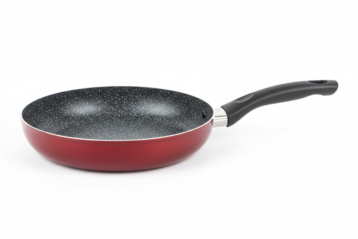 WokCraft Stone Series Frypan in red color variant
