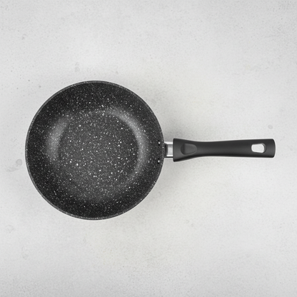 Non-Stick Granite Wok - Grey Background